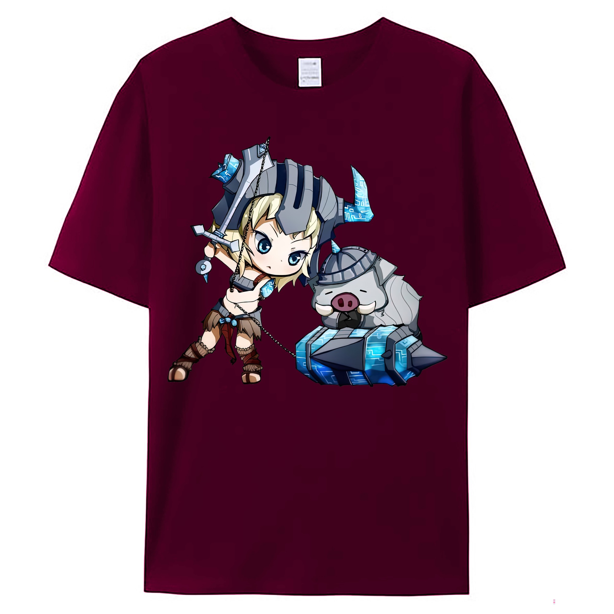 （画像用） リーグ・オブ・レジェンド League of Legends LOL レディースカジュアルプリントTシャツ（綿100％）